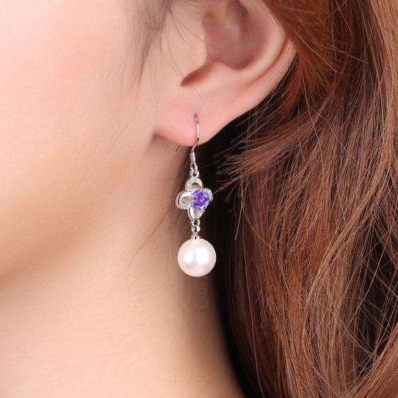 Pierced Pearl Earrings - Picture 2 of 7